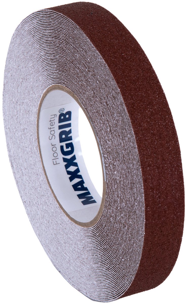 Maxxgrib Anti-slip tape 25mm x 18,3m Bruin