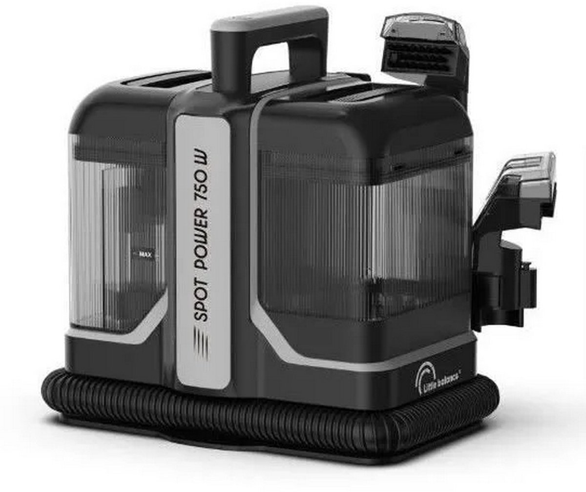 Little Balance 8807 - Spot Power - vlekkenreiniger - voor bank, vloer, auto en tapijt - inclusief reinigingsmiddel - 750 Watt