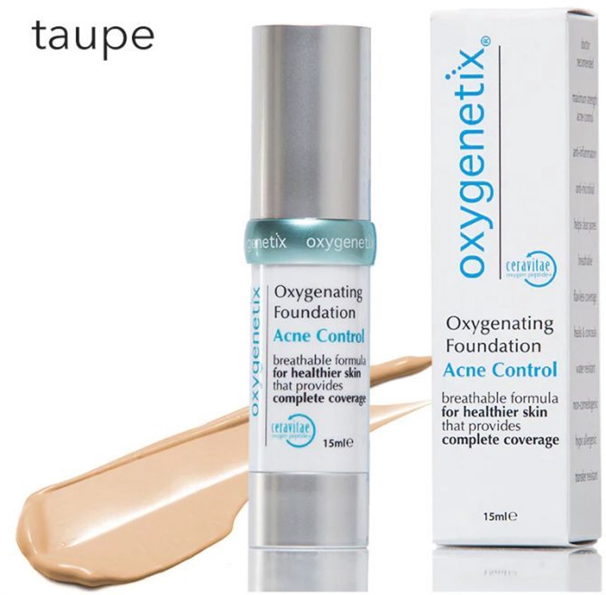 Oxygenetix | Acne control | Foundation |Taupe