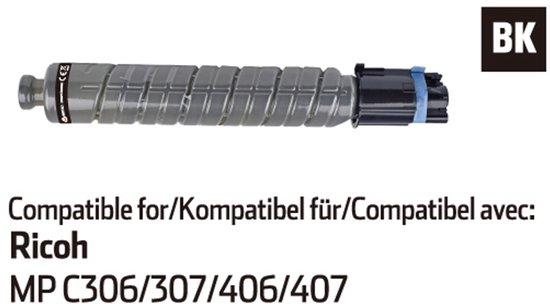 3x 821242 Recycled Black Duston Toner, Compatible with Ricoh SP311