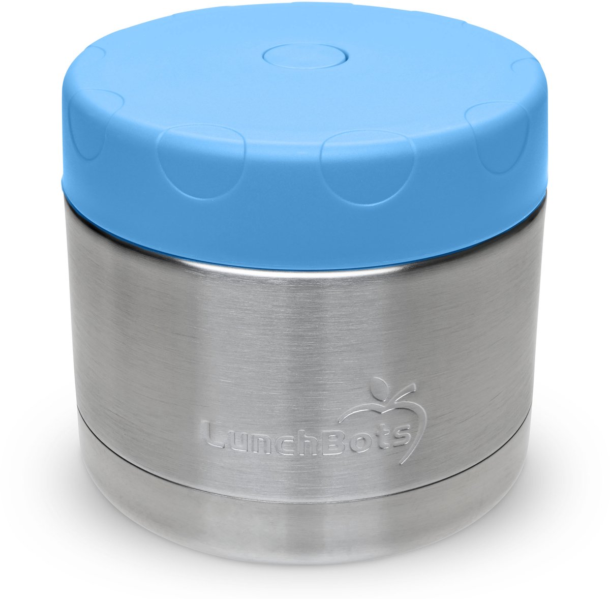 LunchBots - Wide Thermal 470ml - geïsoleerde rvs voedsel thermos - Aqua