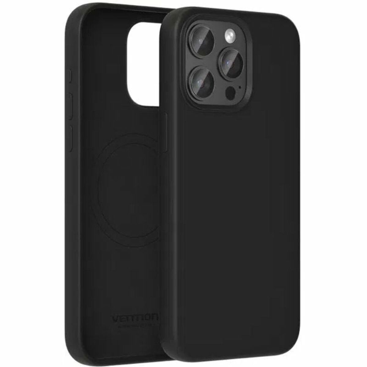 Vention KUDB0-20 Silicone Case with Magsafe / Compatible with iPhone 13 Mini / Black