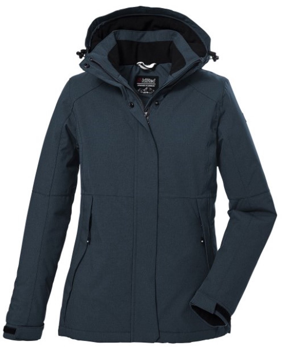 Killtec dames winterjas - 39702 - petrol - functionele winterjas - maat 36