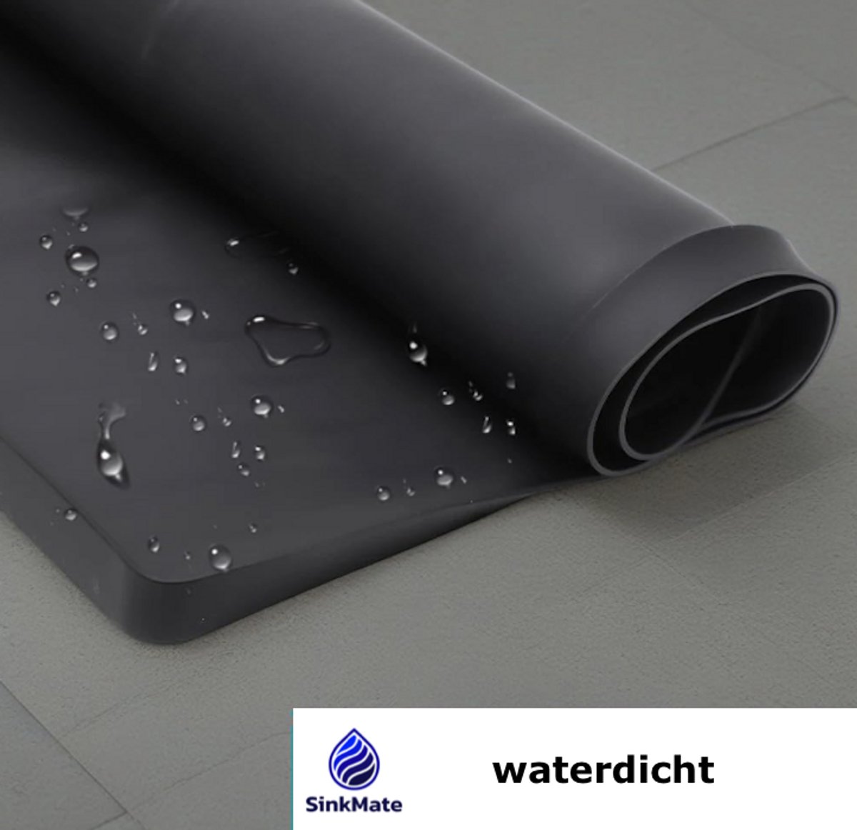 Lekbak Wasmachine – Siliconen Opvangbak - Opstaande Rand - SinkMate® - 60 x 60 cm – Lekbak Koelkast Vaatwasser Diepvriezer — afbeelding 2