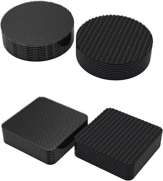 Klittenbandkabelbinders 300 mm 30 cm zwart herbruikbaar (50 stuks