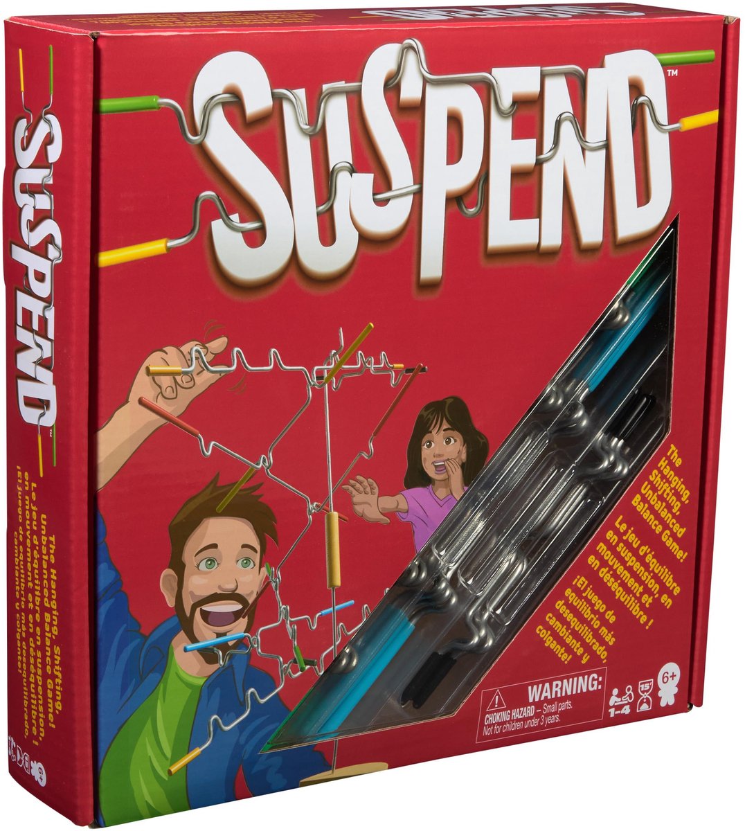 Spin Master Games - Suspend - Een evenwichtig familiespel met lastige haken en vaste handen leuke activiteit voor kinderen volwassenen en spelletjesavond met het hele gezin educatief speelgoed 1-4 spelers — cadeau in Spellen & Speelgoed - foto 6