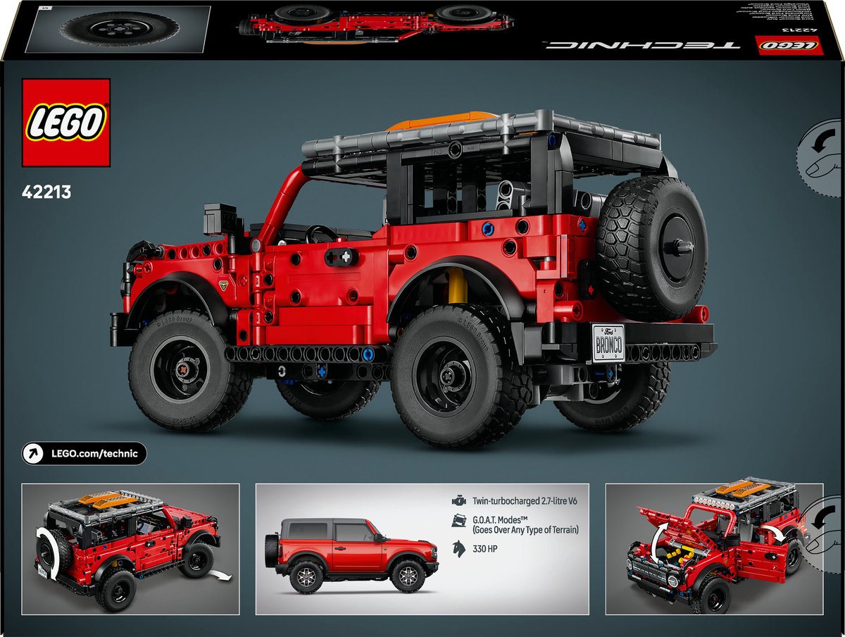 LEGO® Technic Ford Bronco® SUV Modelauto - 42213 — afbeelding 10
