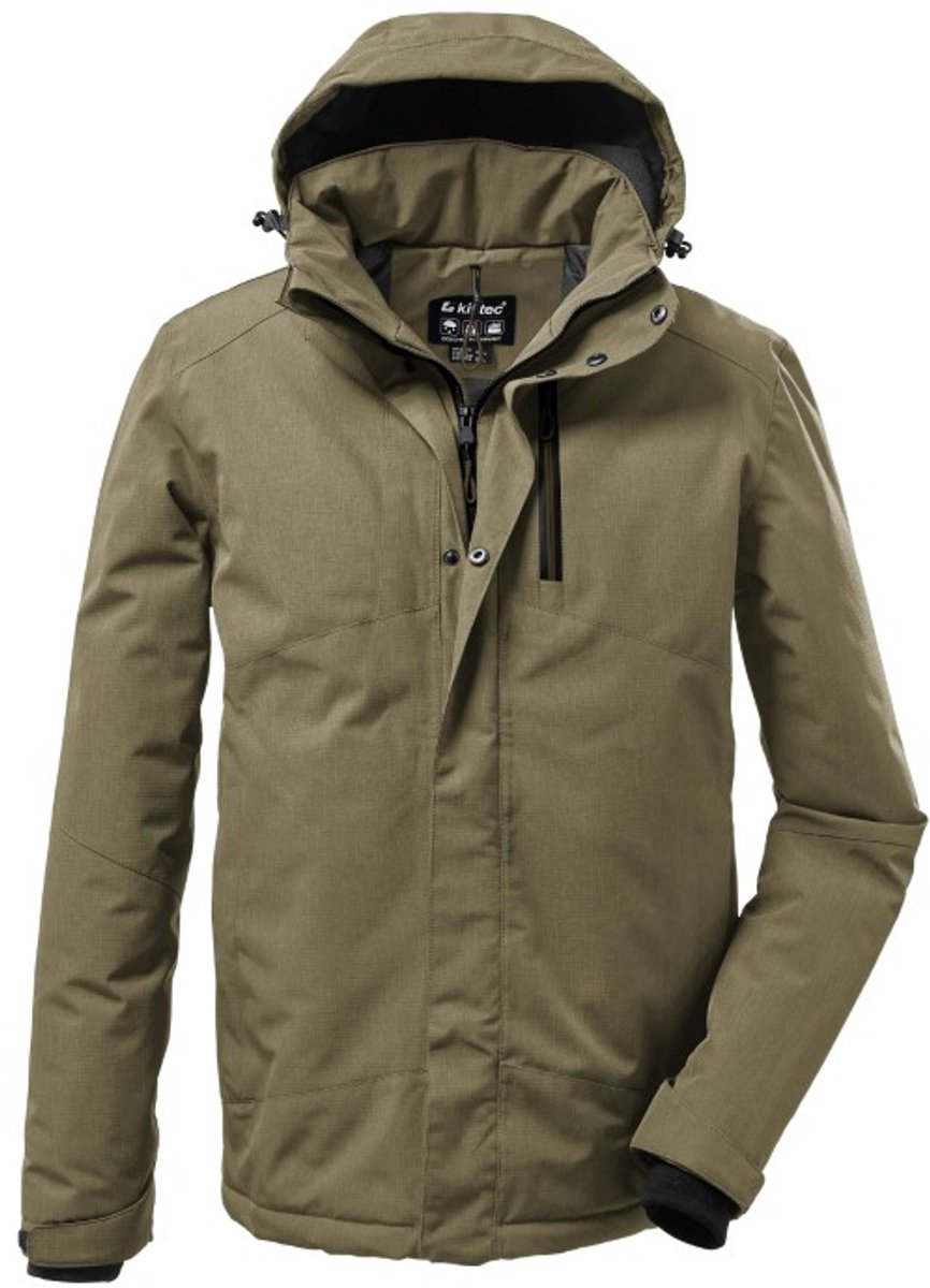 Killtec winterjas heren -37589 – functionele winterjas Taupe