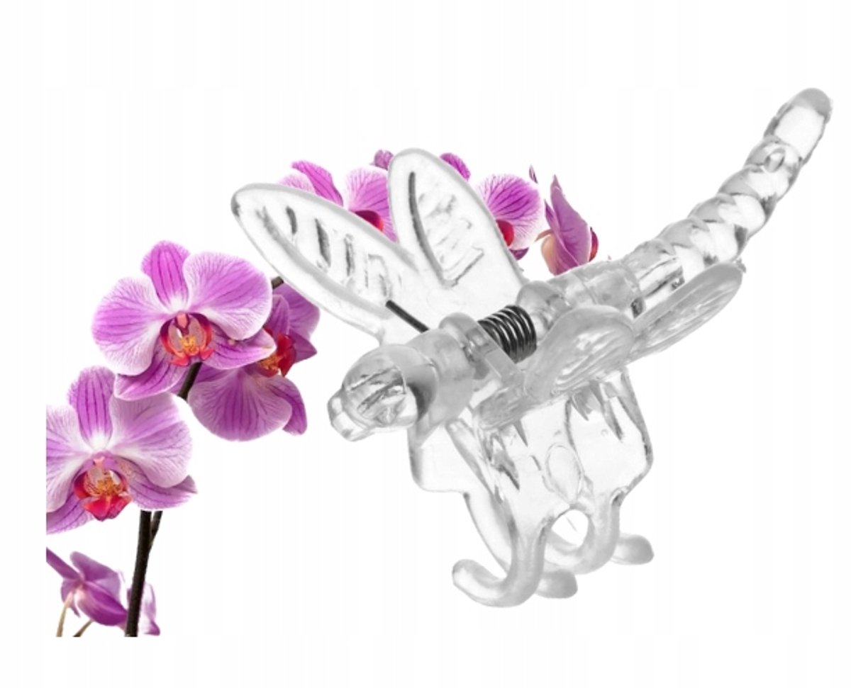 Galicja - Plantenclips - Libelle - 4 Stuks - Transparant