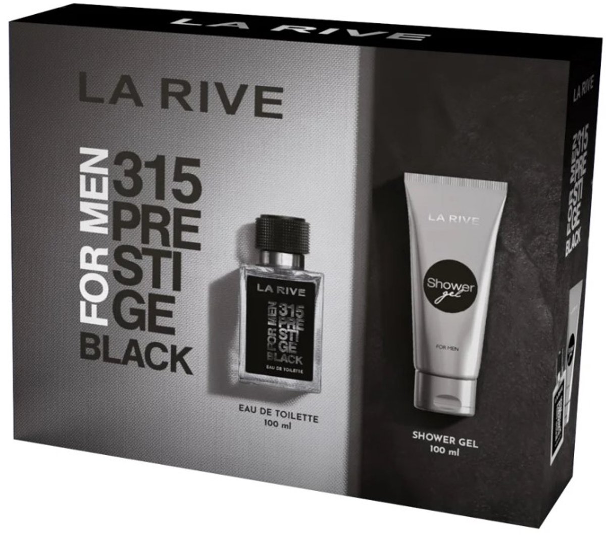 Goedkoopste La Rive 315 Prestige Black Giftset voor heren Geschenkset 2-delig