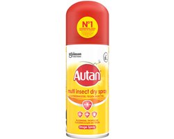 Autan - Multi Insect Dry Spray - 25% Deet - Travel Size - 100 ML