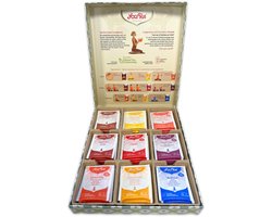 Yogi Tea Yoga Selection Cadeauset - 45 Biologische Theezakjes in 9 Verschillende Smaken, 100% biologische kruidenthee - Gift Box Bio 2023