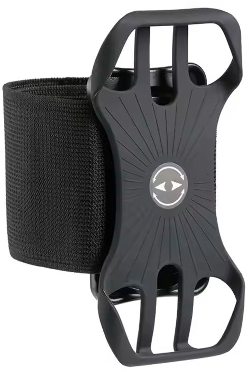 JUALL Telefoonhouder Arm - Sportarmband Telefoon - 360° Draaibaar - Telefoonhouder Hardlopen - Hardloopband Telefoon - Zwart
