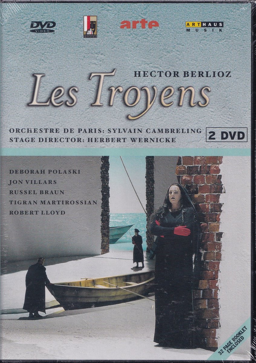 2DVD Les Troyens, grand opera in five acts - Hector Berlioz - Orchestre de Paris en Salzburger Kammerphilharmonie o.l.v. Sylvain Cambreling