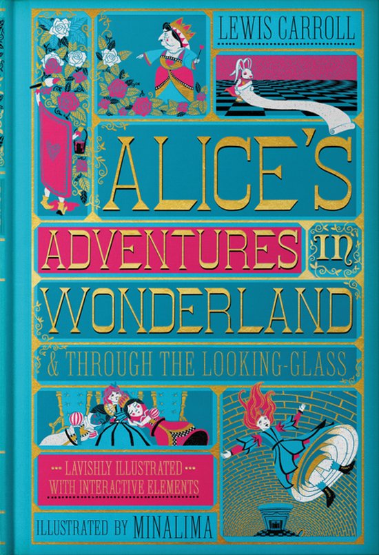 Alice's Adventures in Wonderland Illustrated with Interactive Elements  Through the LookingGlass Harper Design Classics