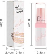 NAXSIR Metallic Glinsterende Lippenstift - Verbluffend! Met Luxueus Matte Finish & Lipglaze - Crèmige, Volledig Dekkende Formule, Zeer Hydraterend voor Zacht, Glanzende Lippen