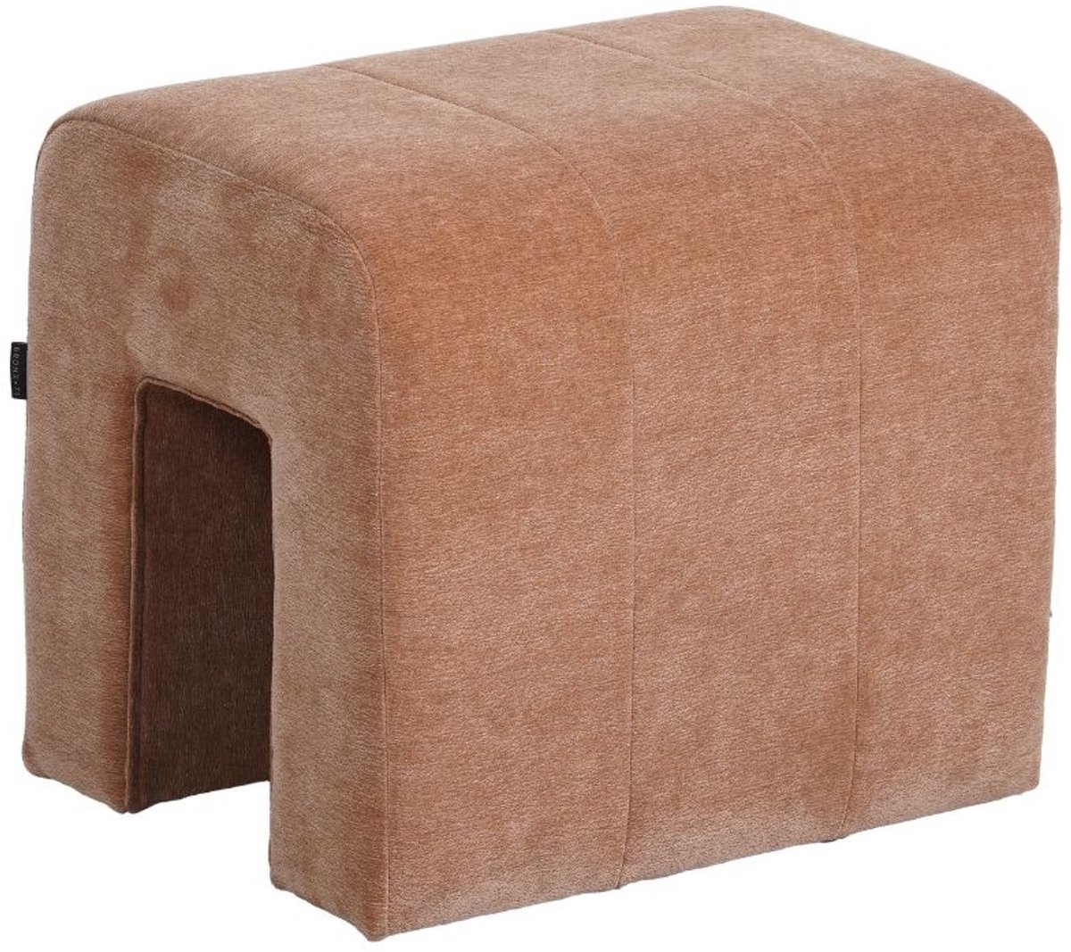 Bronx71® Modulaire hocker Seth chenille terracotta