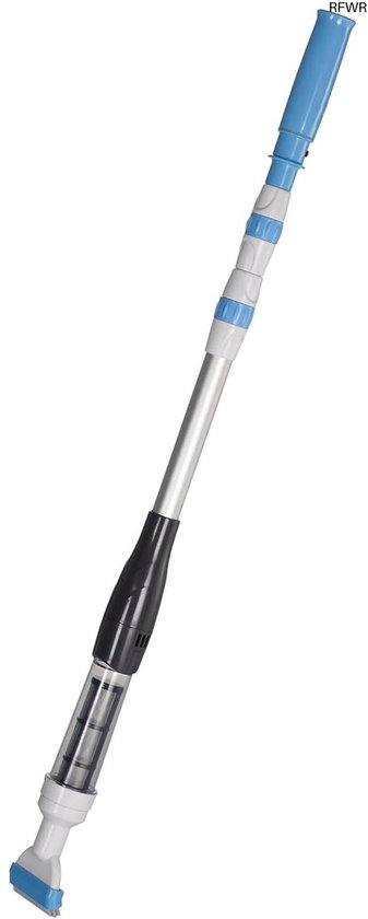 Foto: Rfwr draadloze stofzuiger voor zwembad en spa met telescoopsteel