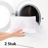 Groot sac à linge 2 pièces I Filet à linge avec fermeture éclair I Sac à linge Machine à laver I Sacs à linge | Sac à linge Sous-vêtements I 50 x 60 cm