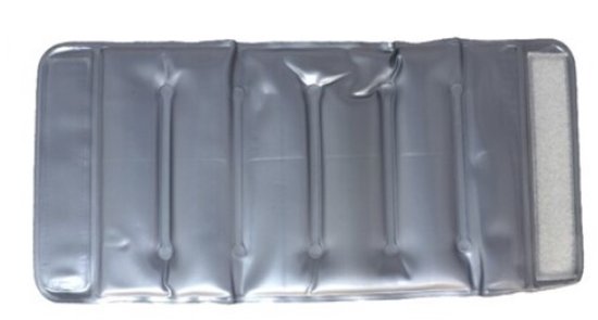 Gerimport Wijnfles koeler/wijnkoeler zilver - 2x - zomer accessoires - koelelement — afbeelding 4