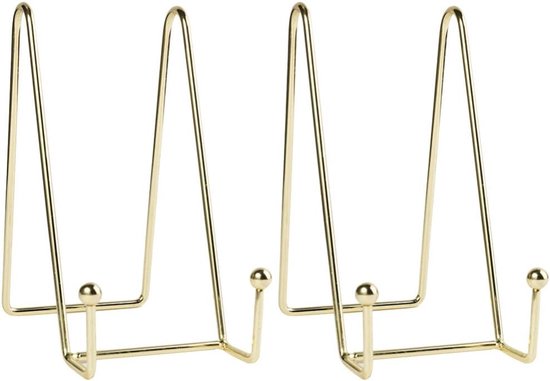 Bordenstandaard - 2 Stuks - Luft - Bordenstandaard - Display - Zwart - Houder - Sierborden - Boeken - Hanger - Borden - Rek - Keukenkast - Bordenrek - Bordenstandaard voor Sierborden - Borden Display Standaard