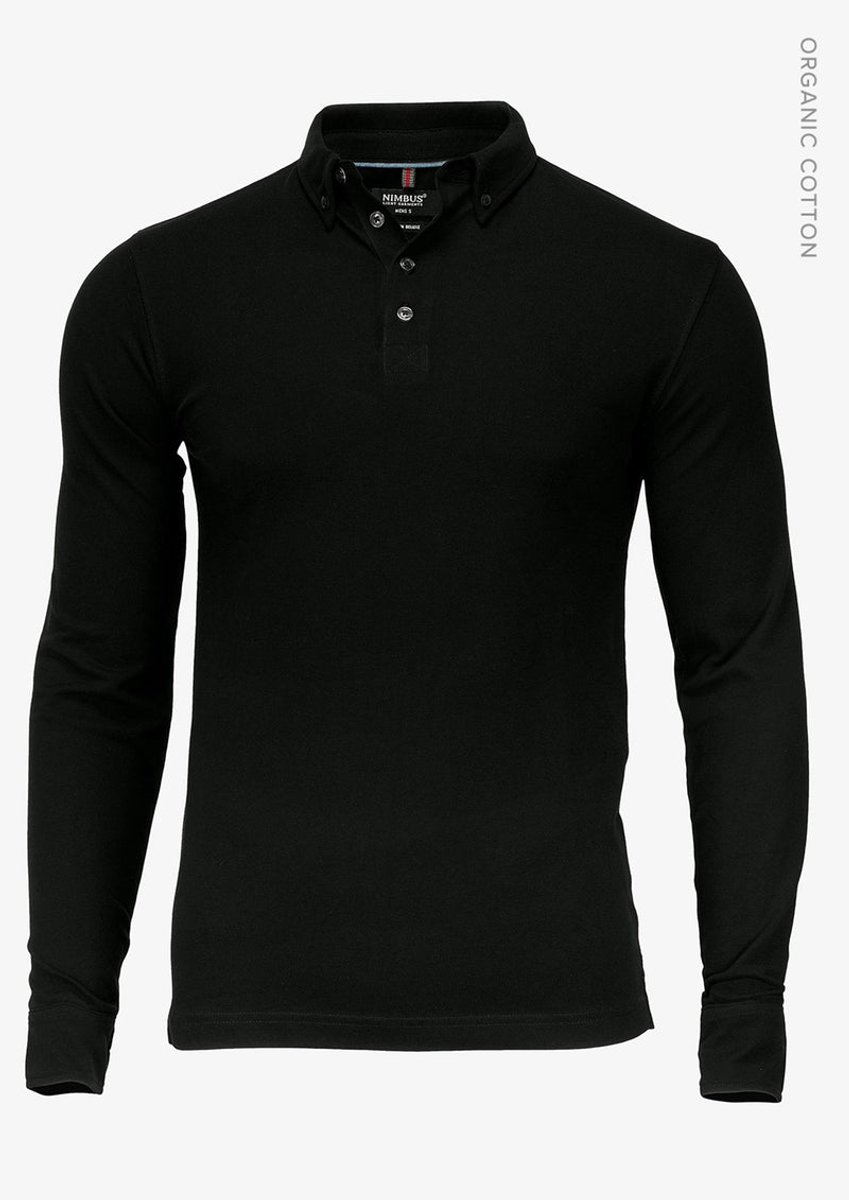 Carlington Men - zwart Nimbus - Polo met lange mouwen - M