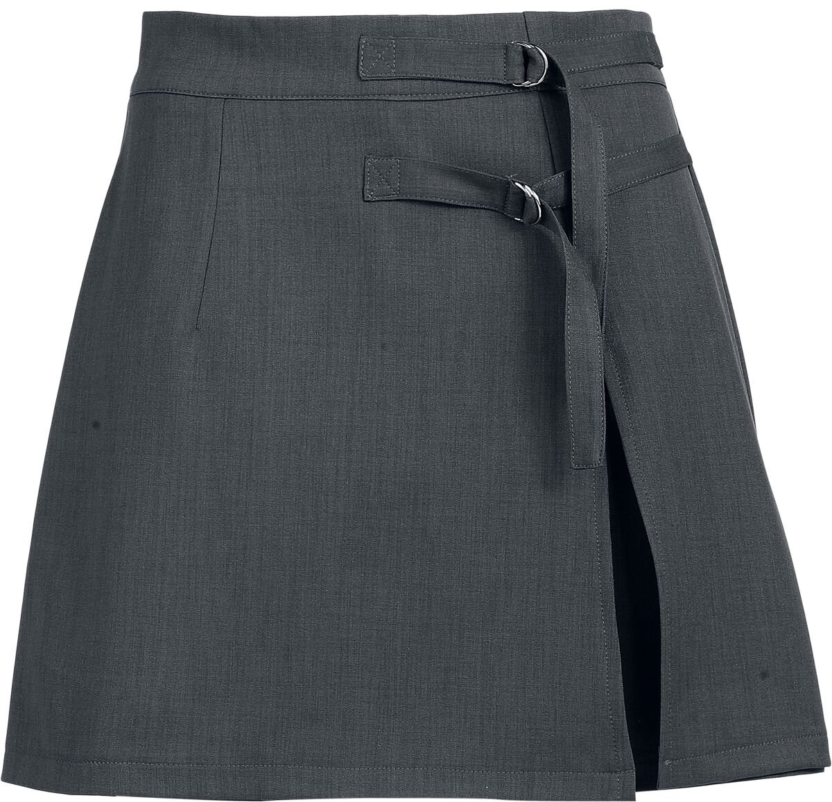 Hell Bunny Traxler Skorts Dames Shorts - grijs - M