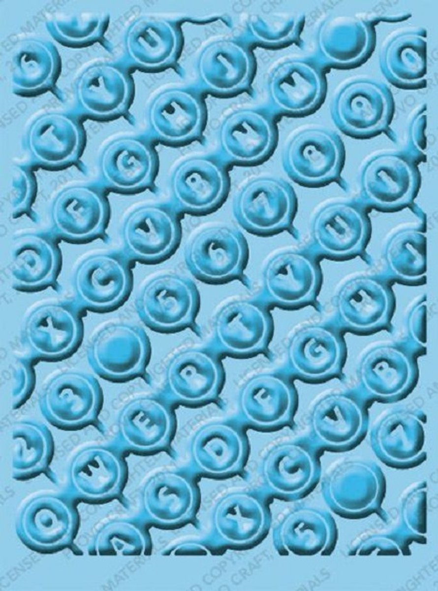Cuttlebug Embossables QWERTY