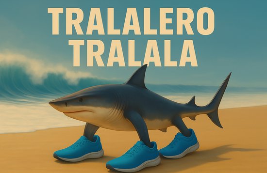 Extra Grote A1 Tralalero Tralala (Italian brainrot) Poster