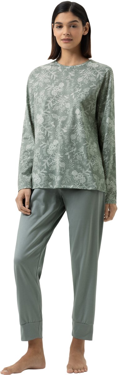 Mey Female - Pak 7/8 lang, lange mouwen Serie Painted Paisley Dusty Teal