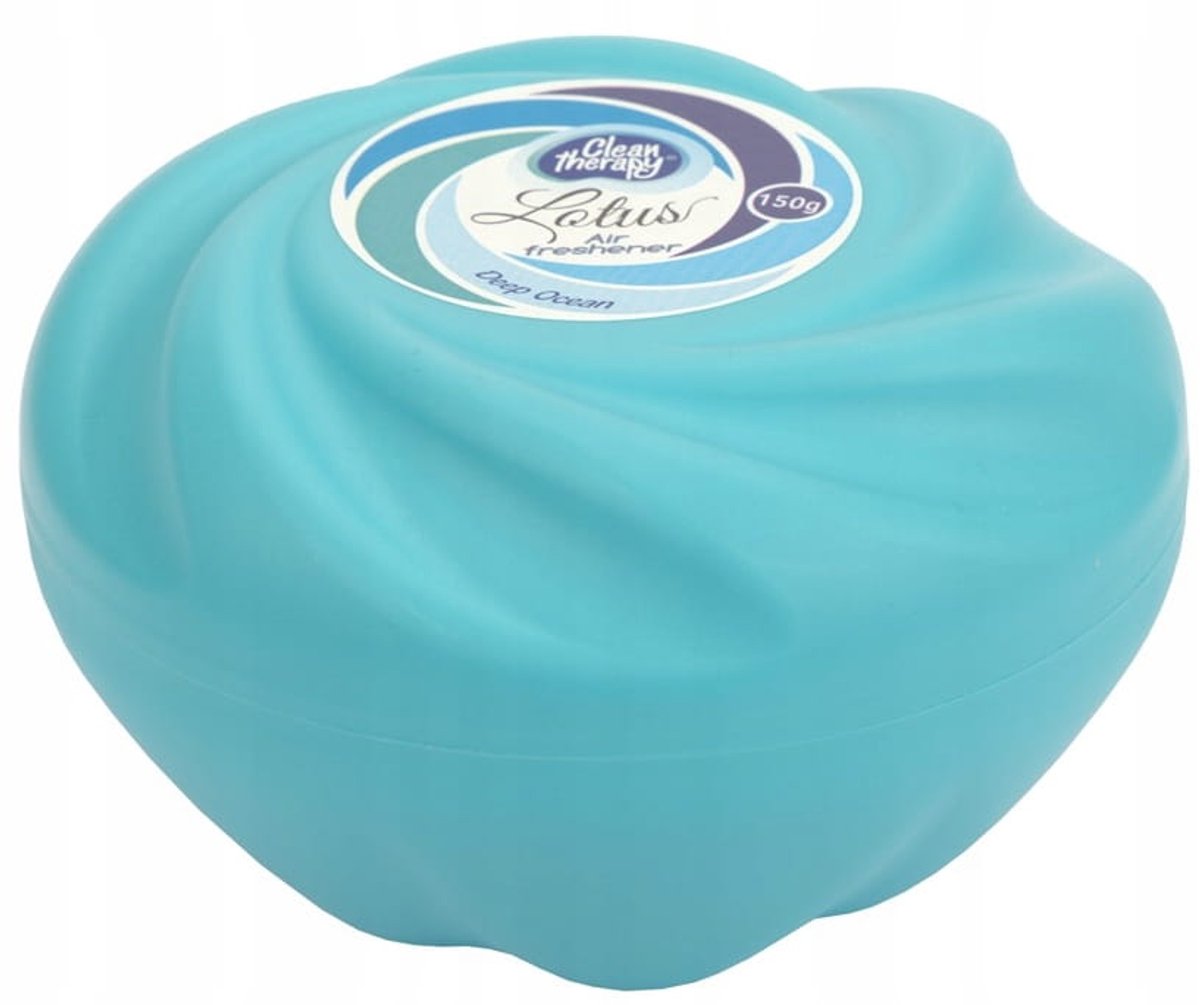 Clean Therapy Deep Ocean - Luchtverfrisser in Gel - 150g - Draaidop - Unieke Kleur