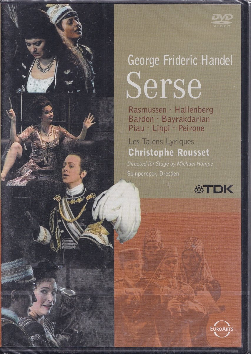 DVD Serse, Xerxes - Georg Friedrich Händel - Ludwigshafener Theaterchor o.l.v. Klaus Thielitz; Les Talens Lyriwues o.l.v. Christophe Rousset