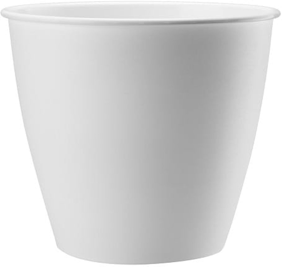 Galicja Verdenia - Ronde Plastic Bloempot - Wit - 17cm - Stijlvol