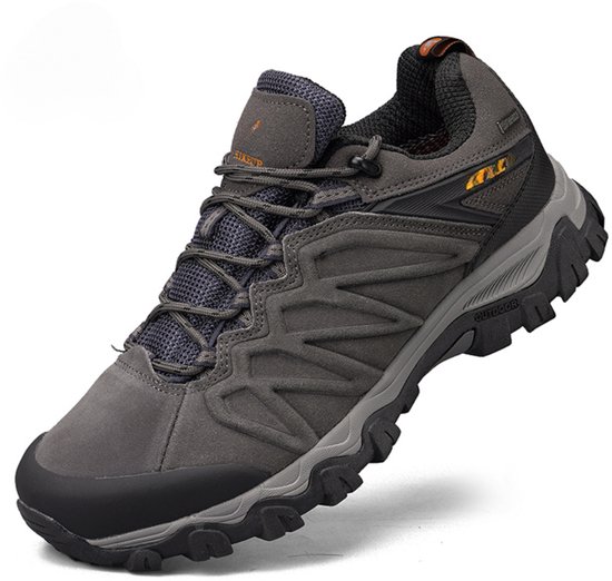 Chaussures de randonnée Aventury - Imperméables - Cuir - Chaussures de randonnée - Chaussures de Berg - Chaussures de randonnée femme - Chaussures de randonnée homme - Grijs - Taille 42