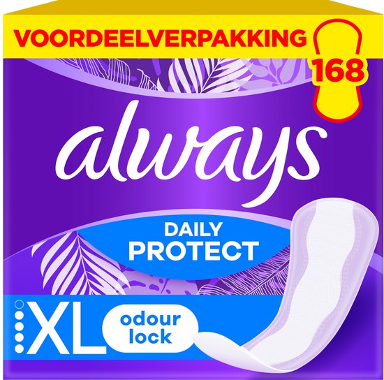 Protège-slips Always Daily Protect Extra Longs - Geur frais - 4 x 42 pièces