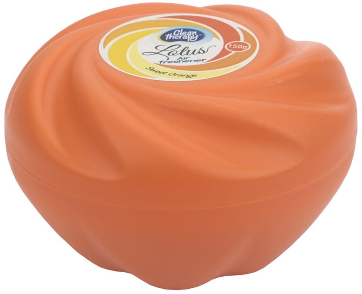 Clean Therapy Lotus Serie - Luchtverfrisser Gel - 150g - Sweet Orange - Draaidop