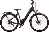 Rucanor Denver - Elektrische fiets 28 Inch - 48 cm - Damesfiets met Riemaandrijving - Hydraulische schijfrem - 550 Wh Accu - Matzwart