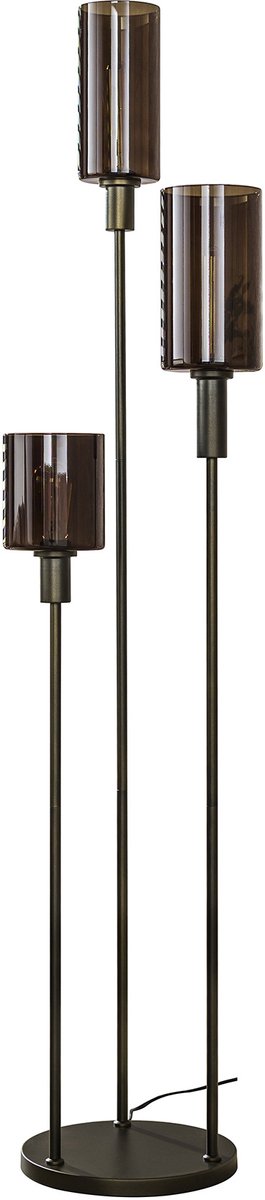 PS-Collection Vloerlamp Getrapt Sepiora 3L - Brons - Metaal/Glas - 33x33x165 cm - vloerlampen woonkamer, staanlamp, vloerlamp zwart, vloerlamp industrieel, vloer lamp, staande lampen woonkamer, staande lampen, staande lamp industrieel thumbnail 3