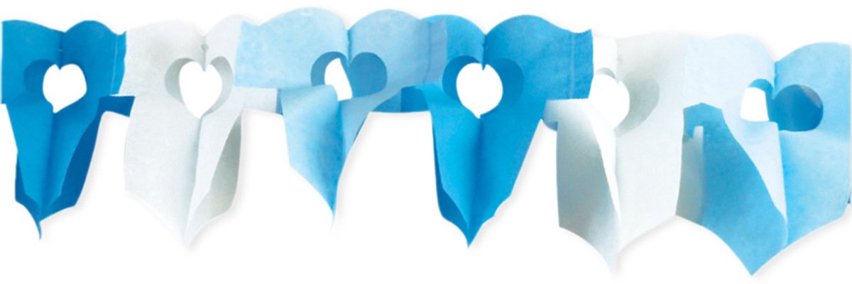 Slinger | Baby shower | blauw | 3 meter lang | rompertjes