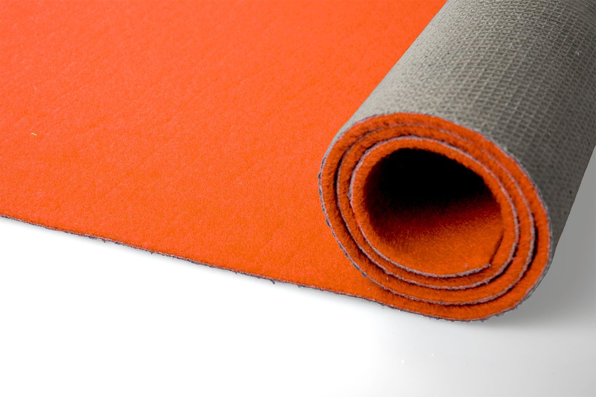 GJ Floors - sinaasappel indoor/outdoor loper | Dallas - Breedte: 1 / 2 meter - Dikte: 5 mm - Geschikt voor: Indoor / Outdoor