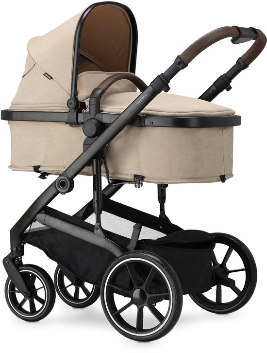 Deryan Noa Kinderwagen 3-in-1 - Multi functionele Kinderwagen - inclusief autostoel - Nougat van Merkloos — afbeelding 5