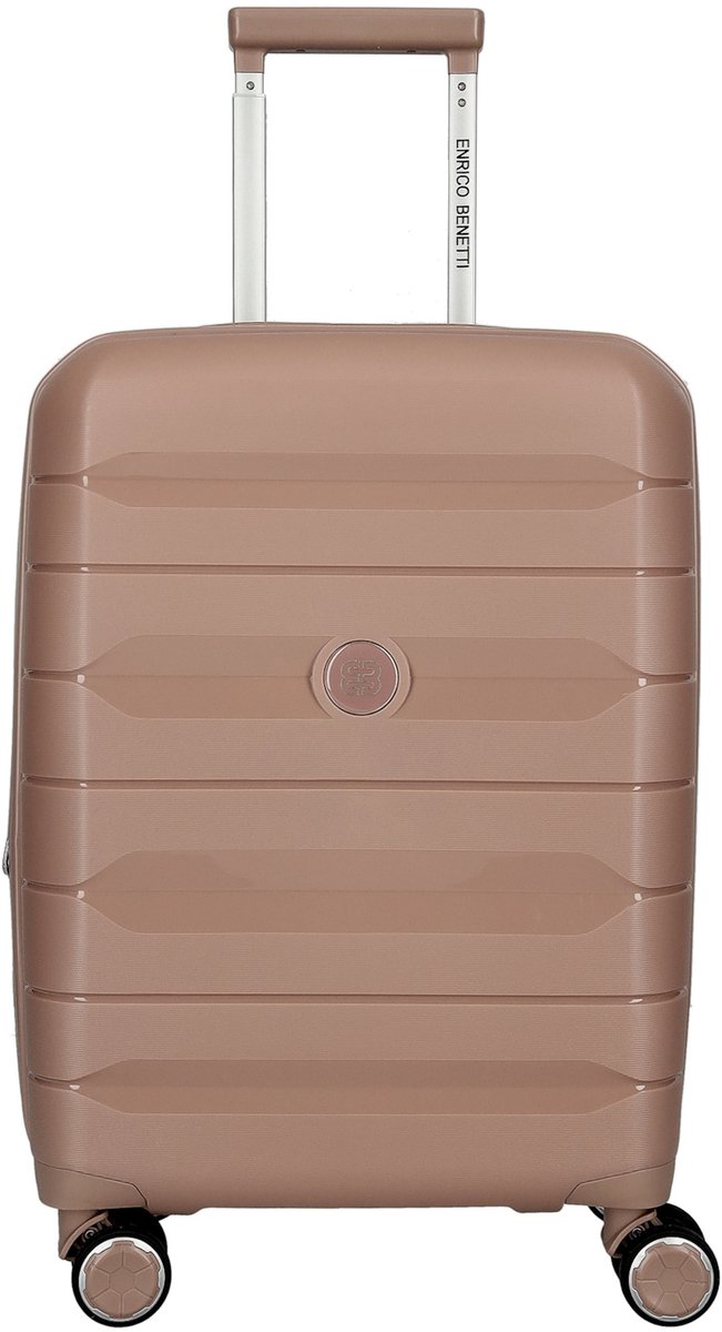 Enrico Benetti Montreal Handbagage Koffer 55 cm - 38/42 liter - Expandable - TSA Slot - Zachtroze