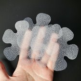 Transparante antislip badstickers - 20 stuks - veiligheidsstrips badstickers - appliqués die afpellen en uitglijden voorkomen - handgrepen voor vloerstandaard