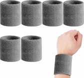 Lot De 8 Bandeaux Poignet Sport – Absorbants, Antidérapants, Extensibles – Pour Tennis, Basket, Foot, Running, Salle – Double Boucle Serviette