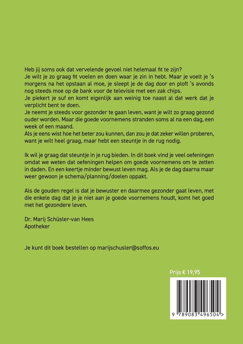 Leefstijl 1 - Handboek gezonder ouder worden - back cover