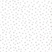 Fabulous World Behang Dots wit en grijs 67106-1
