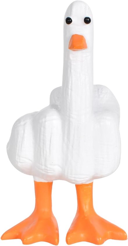 Boze Rubberen Eend Kap Ornament
