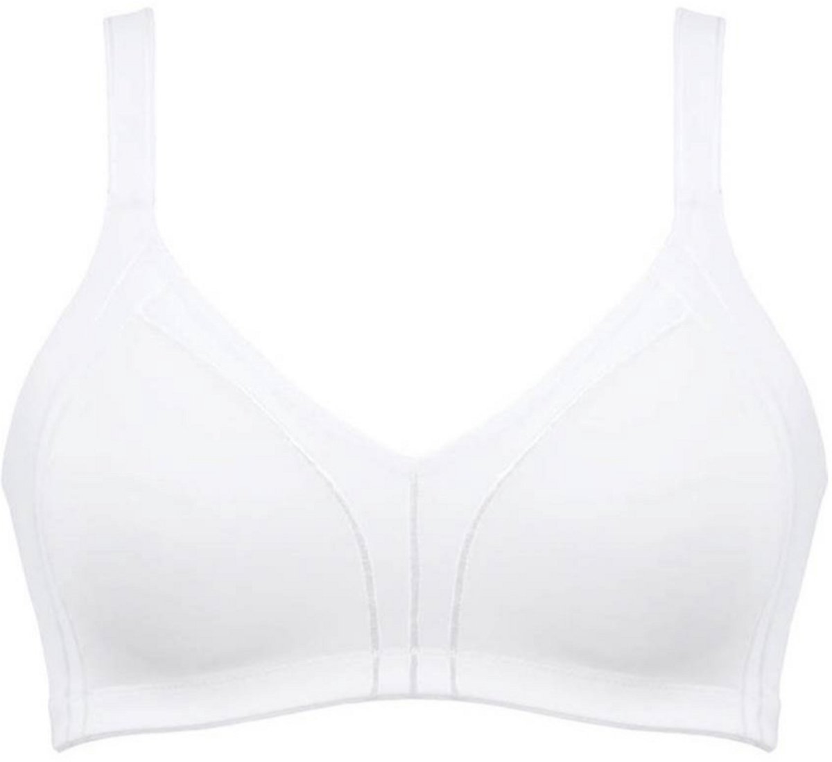 Naturana naadloze soft BH zonder beugels maat 75C wit