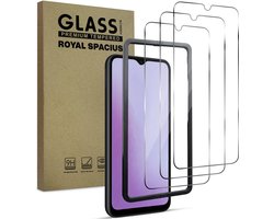 3 Stuks Screenprotector geschikt voor Samsung Galaxy A14 - Met Uitlijn tool - Gehard Beschermglas - Tempered Glass Screen Cover