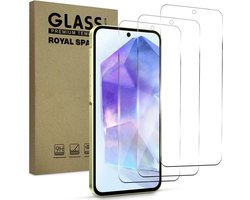 3 Stuks Screenprotector geschikt voor Samsung Galaxy A55 / A35 - Gehard Beschermglas - Tempered Glass Screen Cover